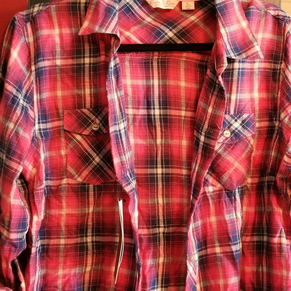River & Rose women's plaid shirt
